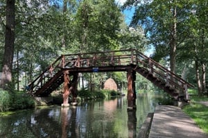 Spreewald mit Rad und Kanu