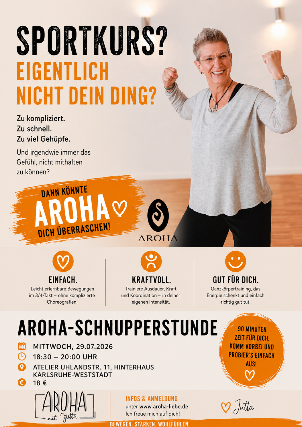 AROHA Schnupperstunde 29.07.2026