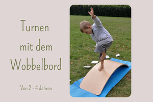 Turnen mit dem Wobbelbord