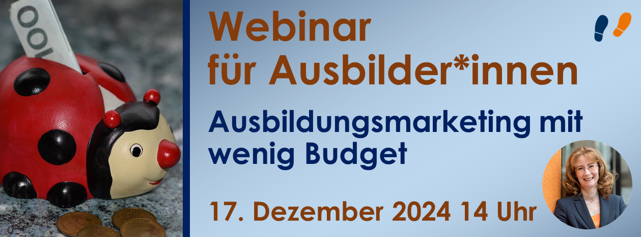 Ausbildungsmarketing mit wenig Budget Webinar für Ausbilder