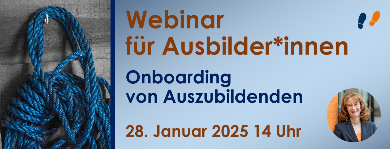 Onboarding von Auszubildenden Webinar für Ausbilder