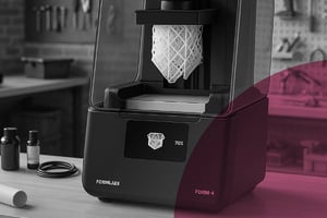 Resin Druck auf Formlabs SLA 3D Drucker