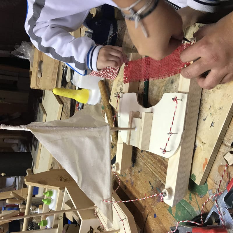 Wir bauen Katamarane