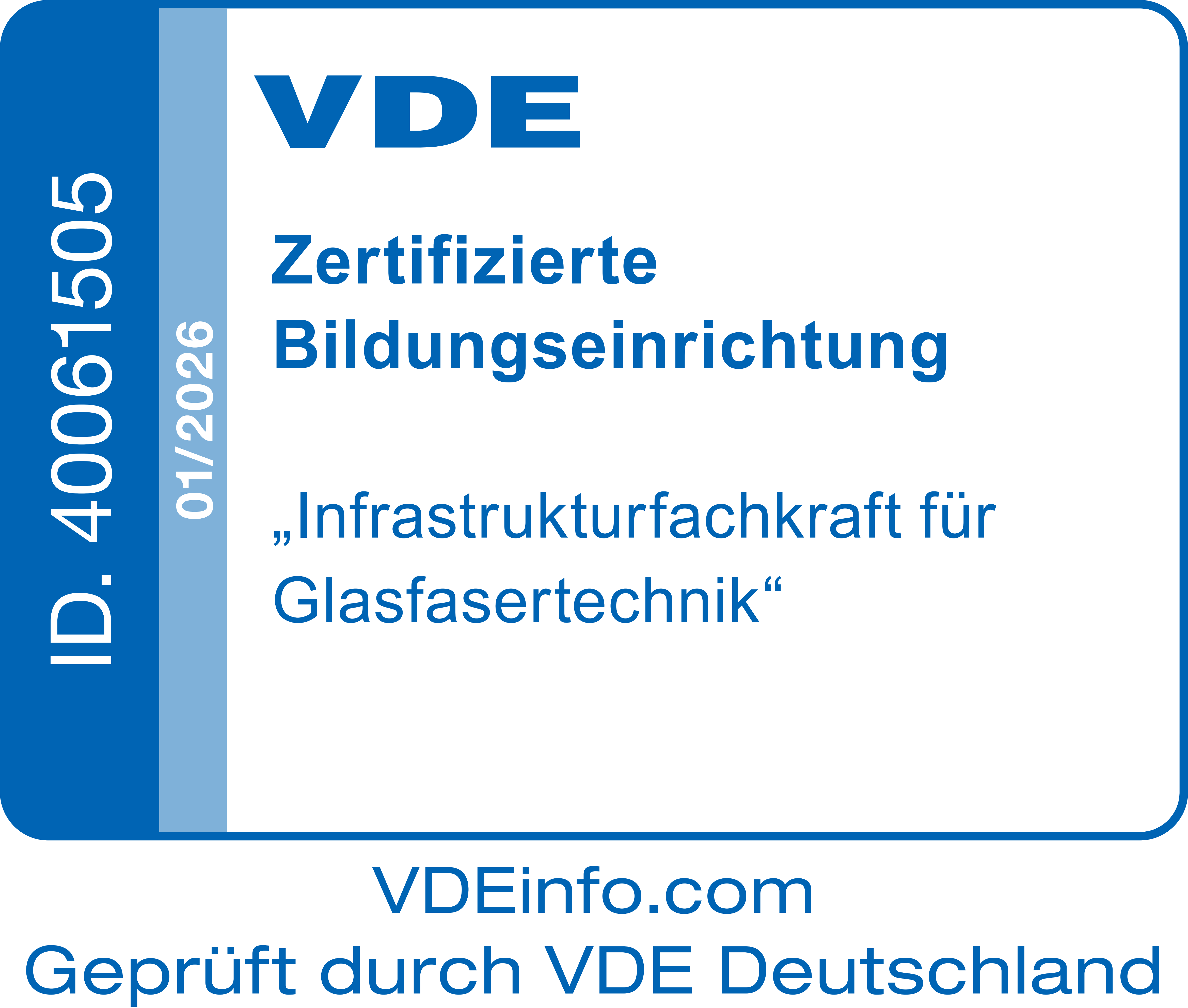 VDE Zertifizierung