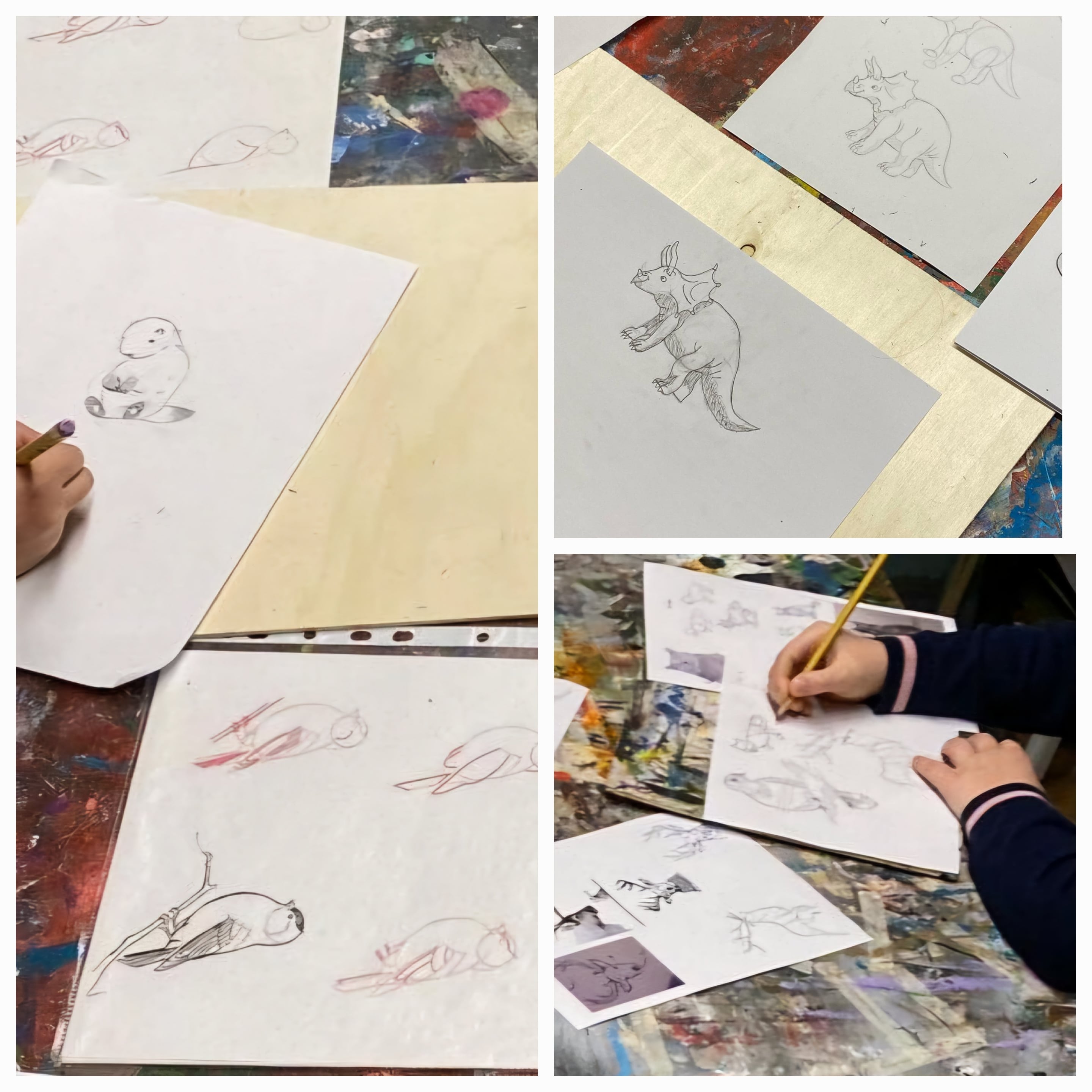 Zeichnen lernen Kinderkurs Karlsruhe Zeichnen lernen mit Luise