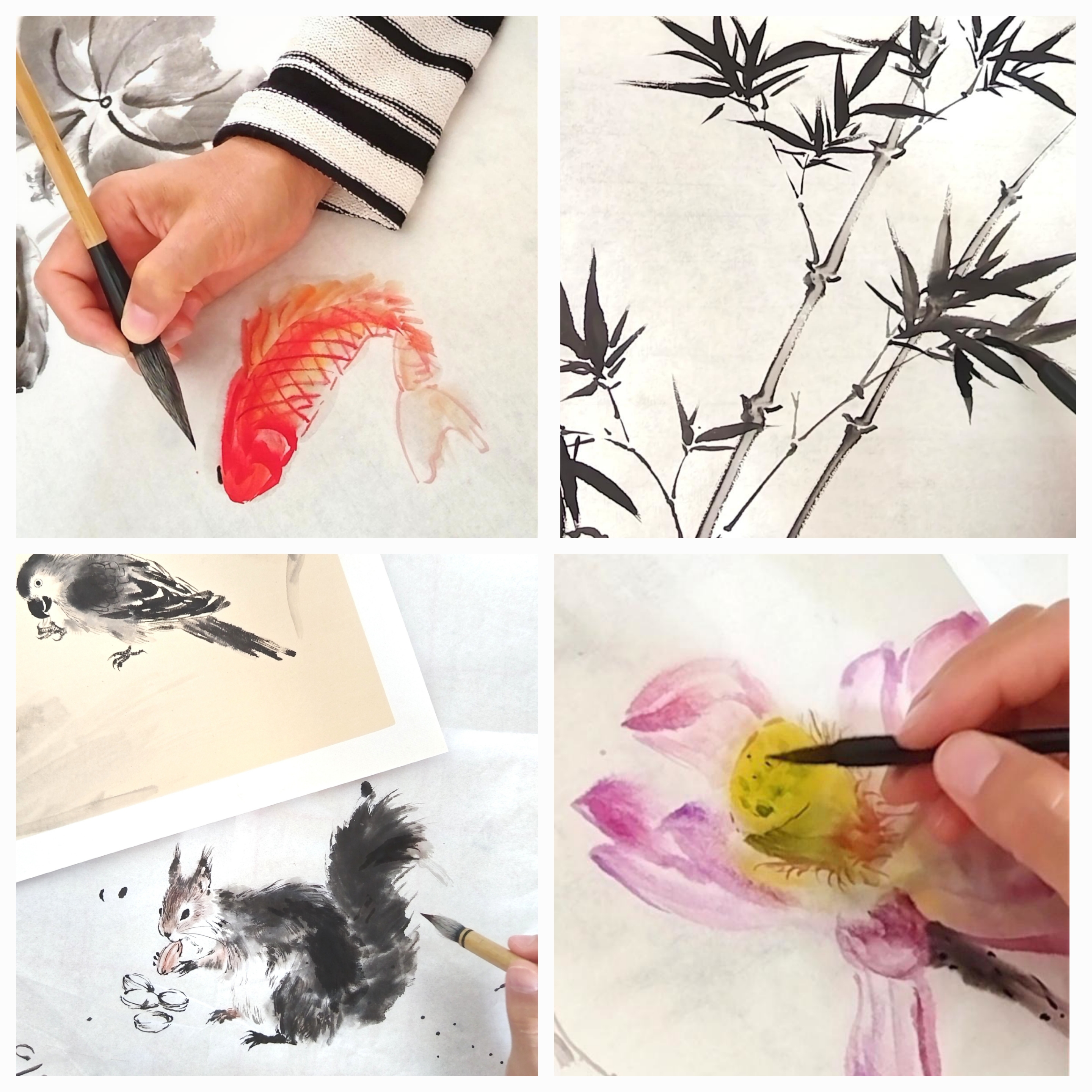 Chinesische Malerei Kurs Chinesische Freihandmalerei