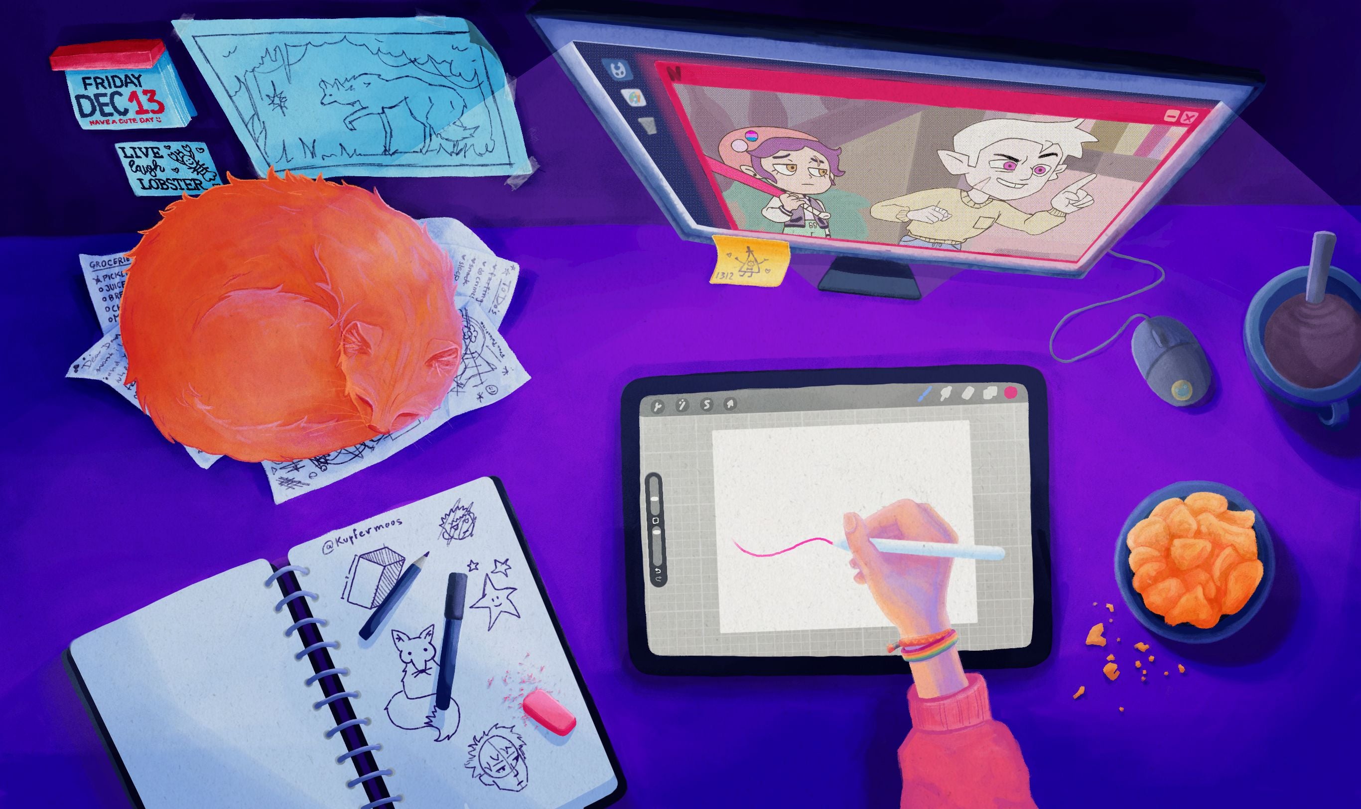 Zeichenkurs mit iPad und Apple Penci