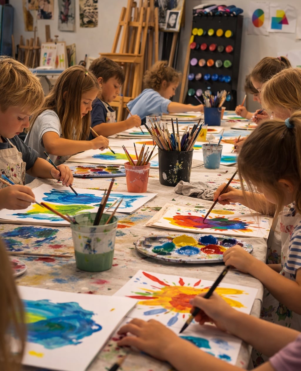 Kindermalkurs zum Geburtsag