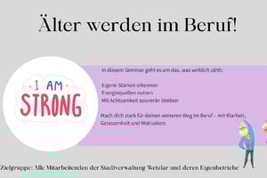 Älter werden im Beruf Motivation und Leistungsfähigkeit durch Achtsamkeit erhalten